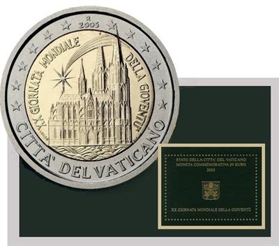 2 Euro Commemorativo Vaticano 2005