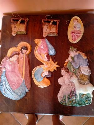 Presepe in maiolica