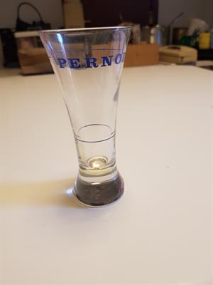 Bicchieri Vintage logo Pernod blu