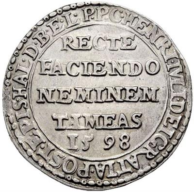 Moneta Germania 1598 cosiddetto tallero della verità