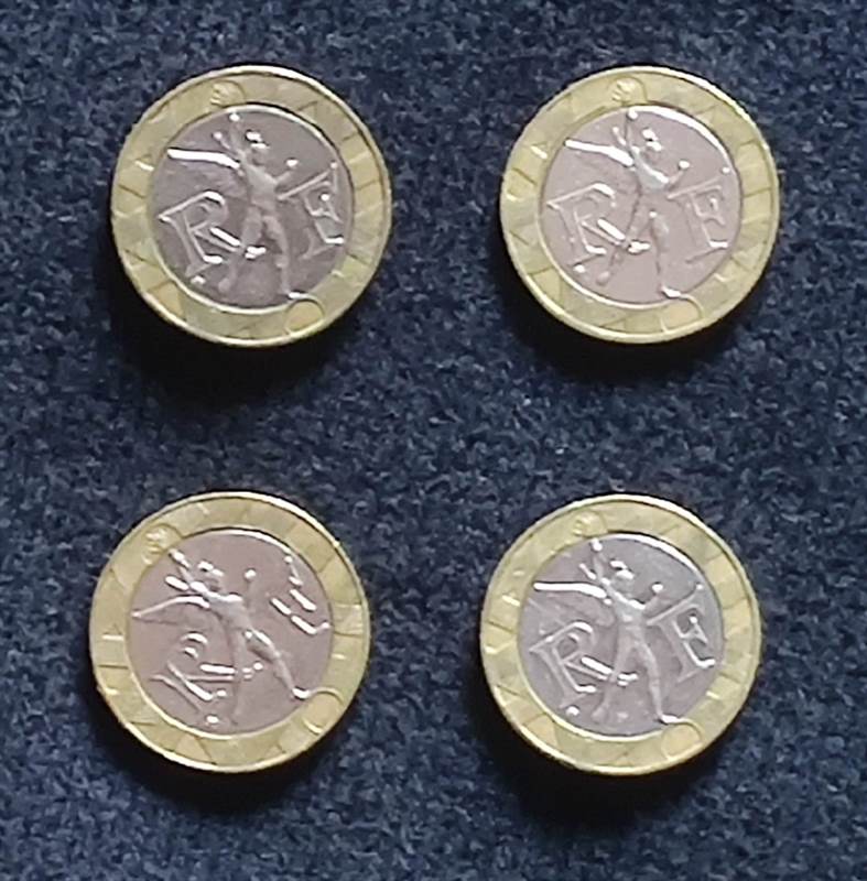 Foto 5 Franchi francesi fra 1974 e 1998, in buone condizioni