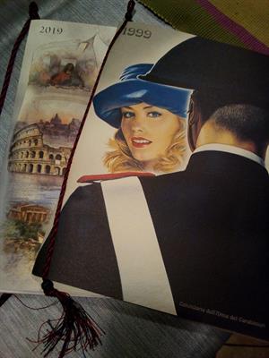 Calendario storico Arma Carabinieri 1999 e 2019 - da collezi
