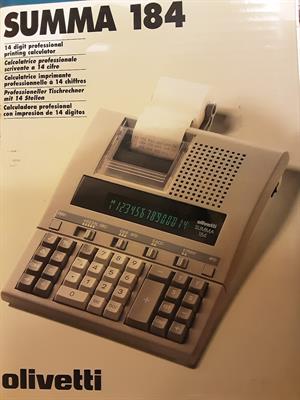 Calcolatrice Summa 184 Olivetti
