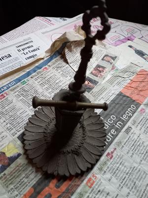 Piccolo pesto in ottone-rame